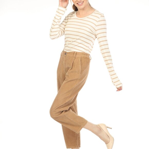 Beige off white horizontal Top - Picture 3 of 8